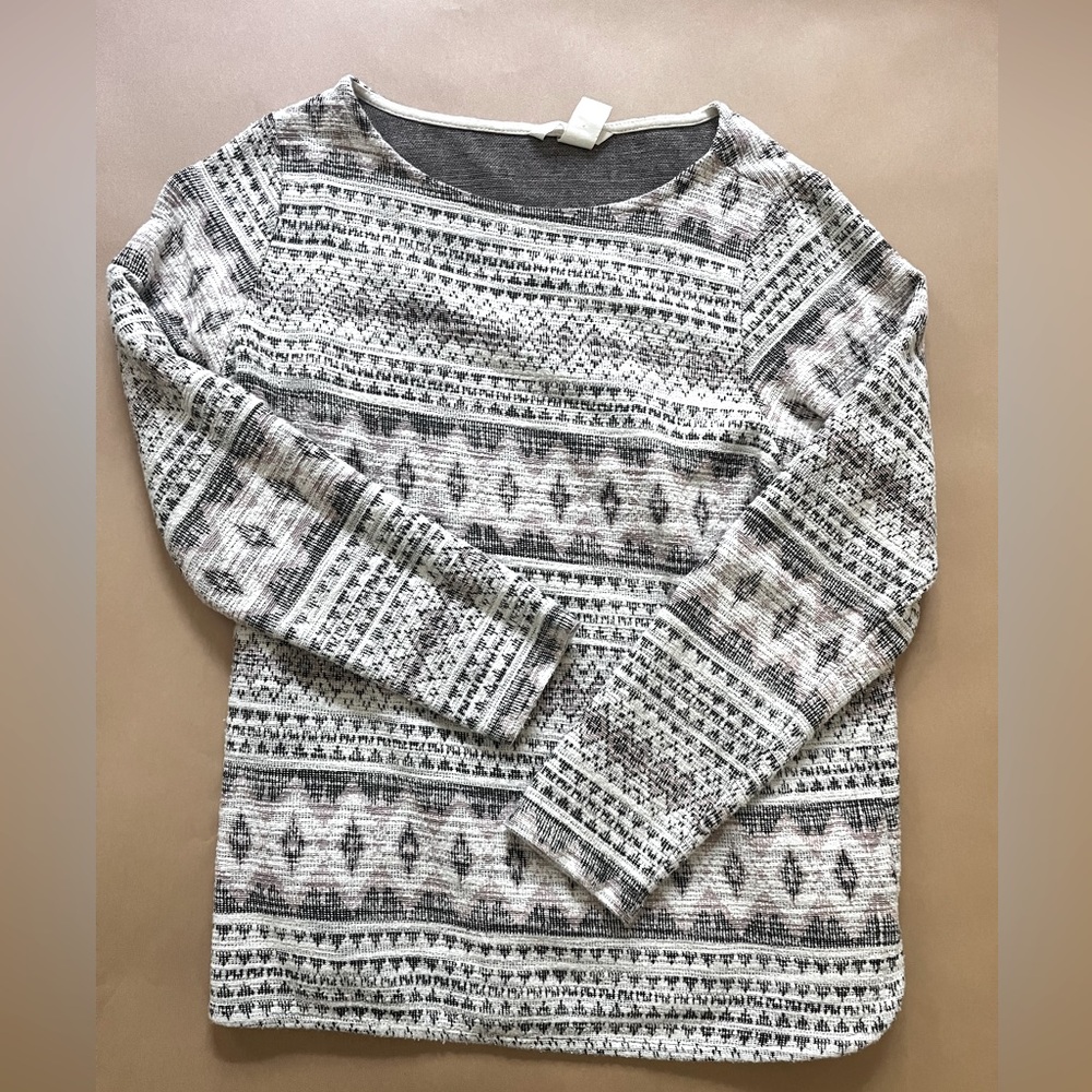 H & M woven tunic shirt in M